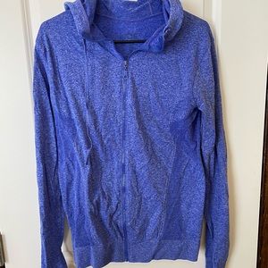 Zip down hoodie size M